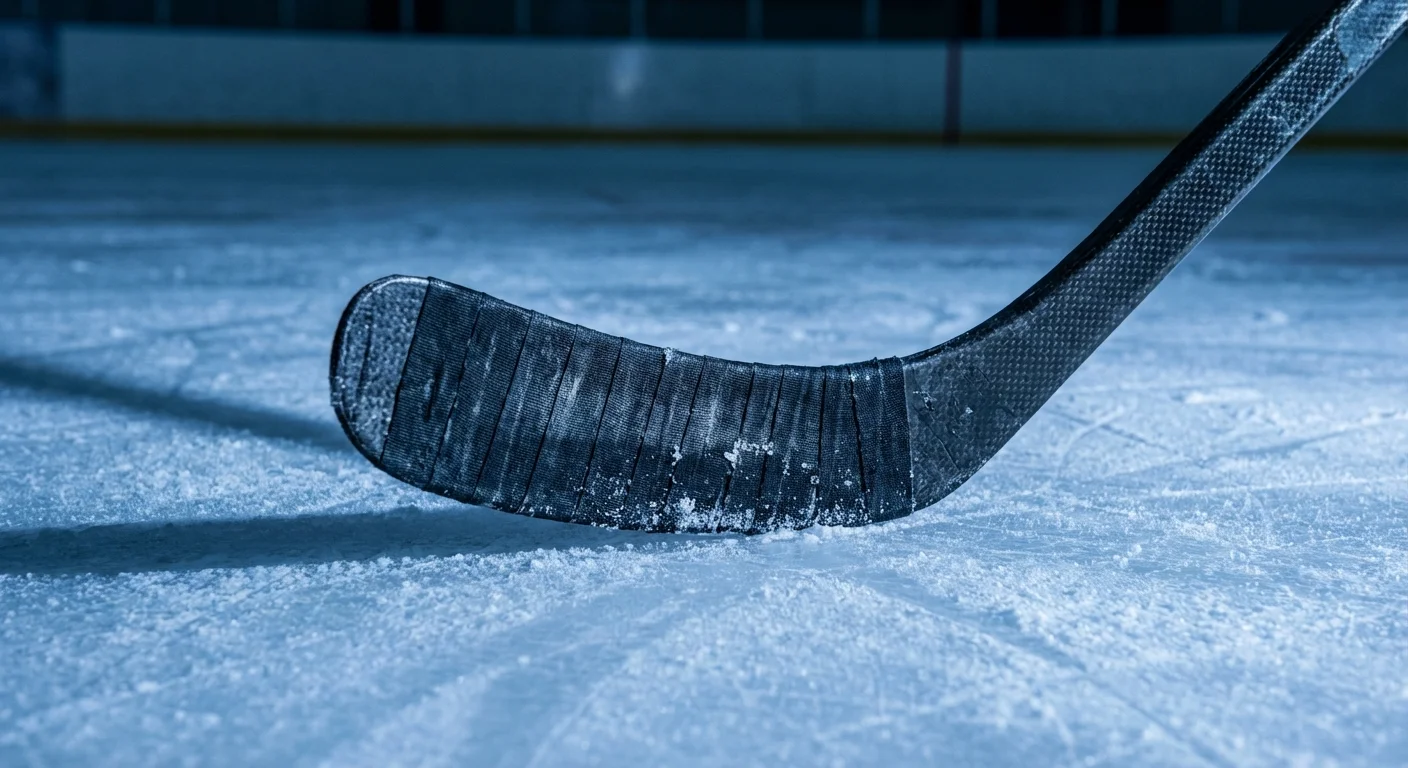 Hockey stick details and blade curve